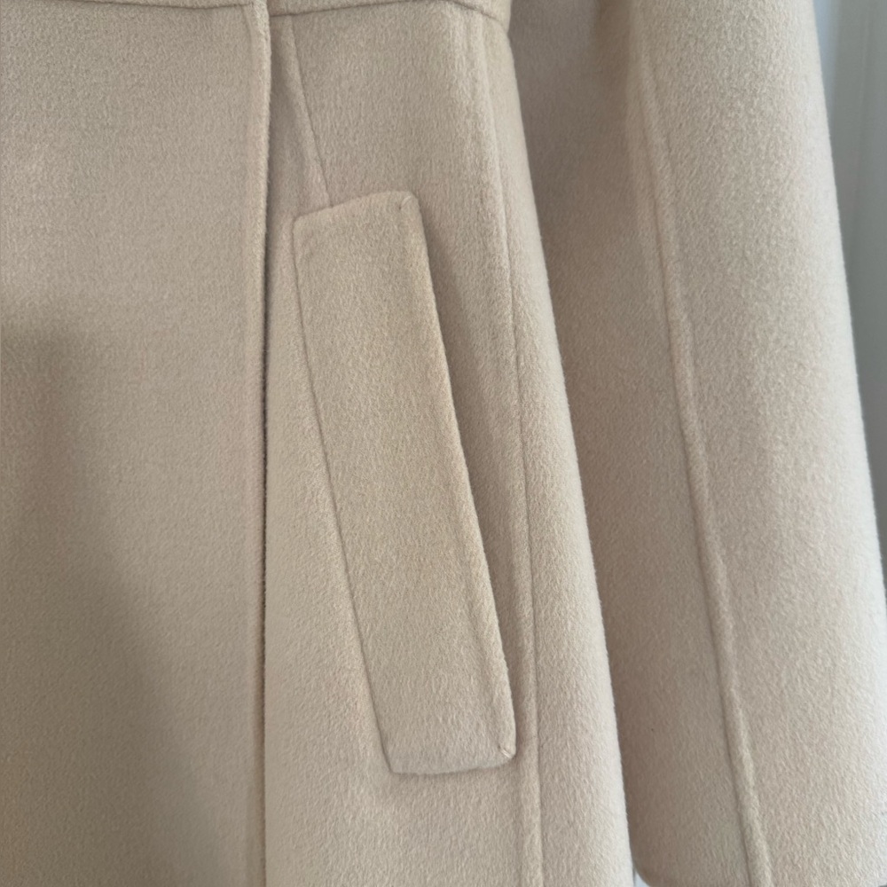 SportMax Cream Long Coat - Picture 8 of 13